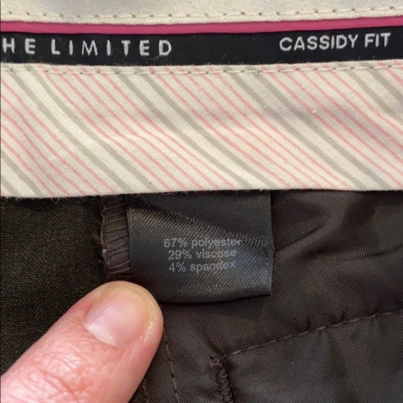 THE LIMITED CASSIDY FIT CHOCOLATE BROWN SZ 12 LONG - Picture 3 of 8